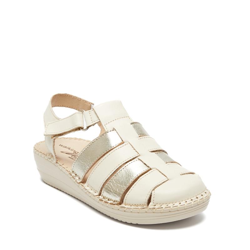 2382-napa-beige-metal-beige Сандалии жен.кожа-кожа бежевый-металлик